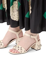 Nellcôte 60MM Sandals Grainy Calfskin