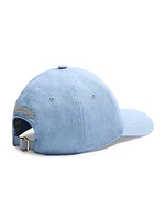 Chez Denim Baseball Cap with Embroidery