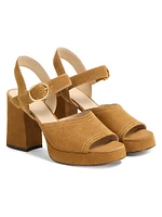 Fawcette Platform Crust Leather 100MM Sandals