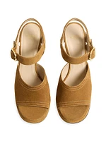 Fawcette Platform Crust Leather 100MM Sandals