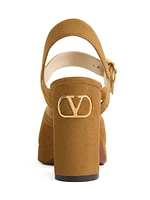 Fawcette Platform Crust Leather 100MM Sandals