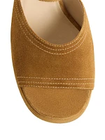 Fawcette Platform Crust Leather 100MM Sandals