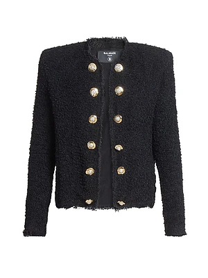 Spencer Tweed Collarless Jacket