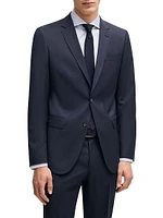 Slim-Fit Suit Virgin Wool
