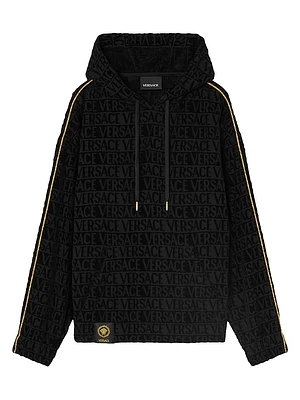 Cotton Terry Logo Hoodie