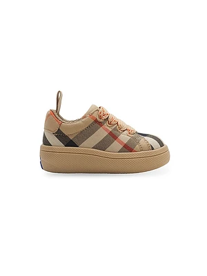 Baby's, Little Kid's & Check Canvas Sneakers