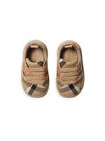 Baby's, Little Kid's & Check Canvas Sneakers
