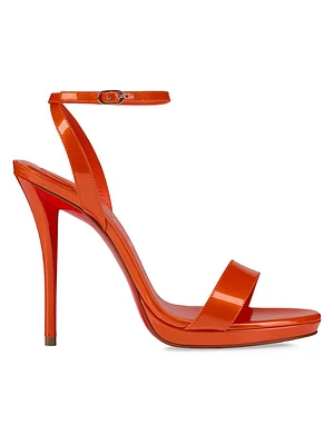 Miss Z Queen 120MM Patent Leather Sandal Heels