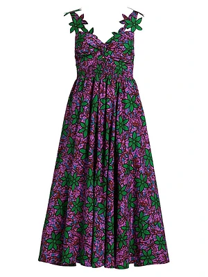 Toye Floral Midi-Dress
