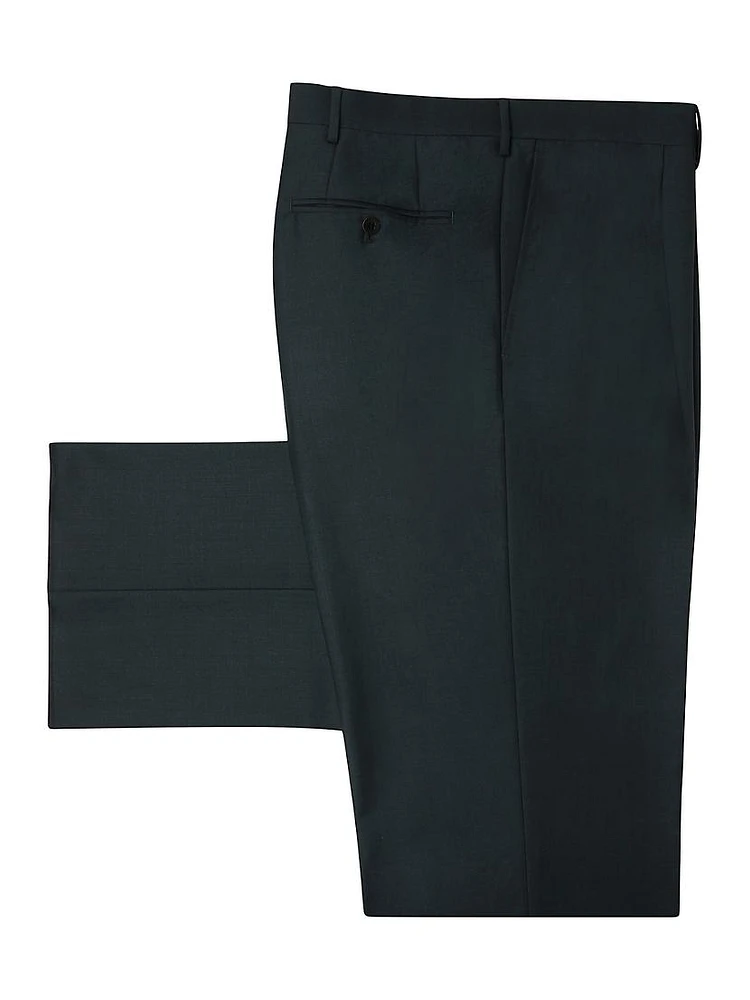 Slim-Fit Blend Trousers