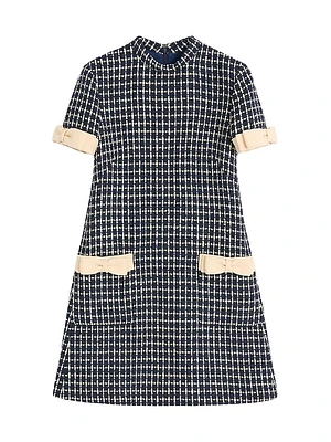 Bouclé Short Dress