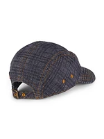 Check Denim Baseball Cap