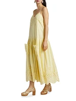 Martin Eyelet Cotton Maxi Dress