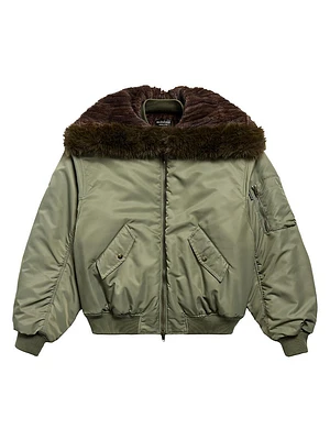 Hooded Bomber Jacket