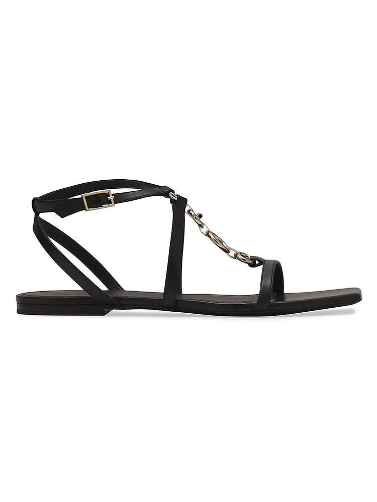 Mesure Flat Leather Sandals