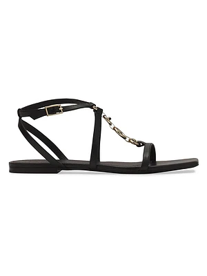 Mesure Flat Leather Sandals