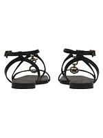 Mesure Flat Leather Sandals