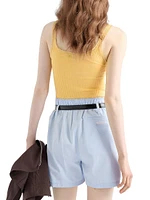 Ribbed Cotton Top