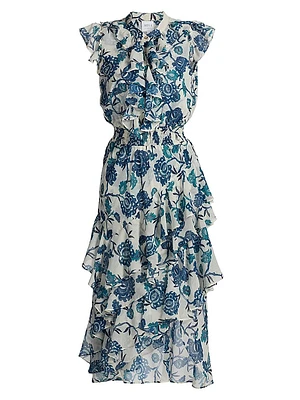 Ilysa Ruffle Midi-Dress