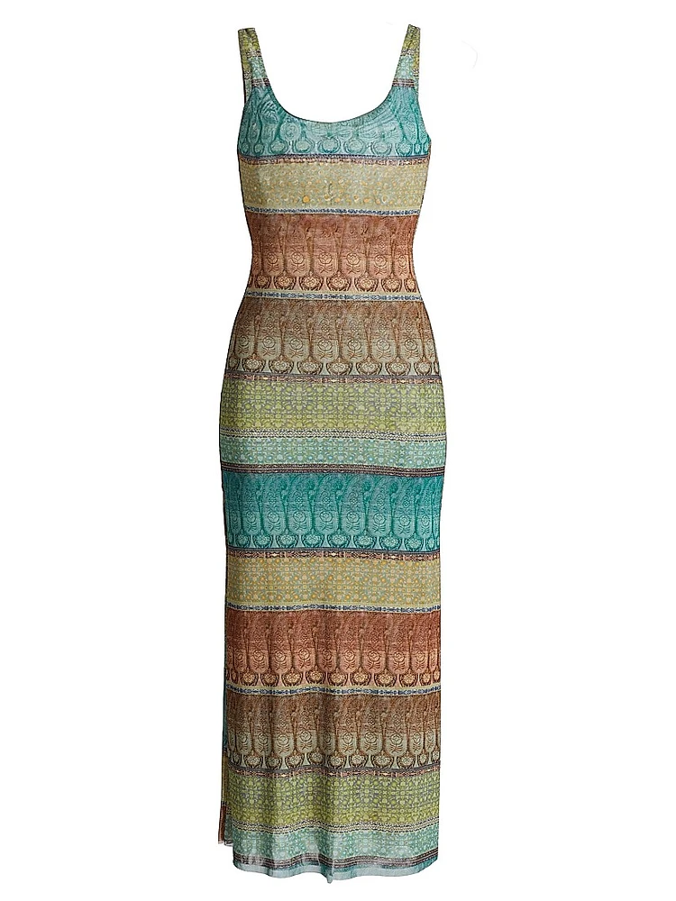 Khloe Mesh Tank Midi-Dress