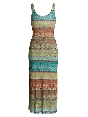 Khloe Mesh Tank Midi-Dress
