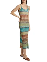 Khloe Mesh Tank Midi-Dress