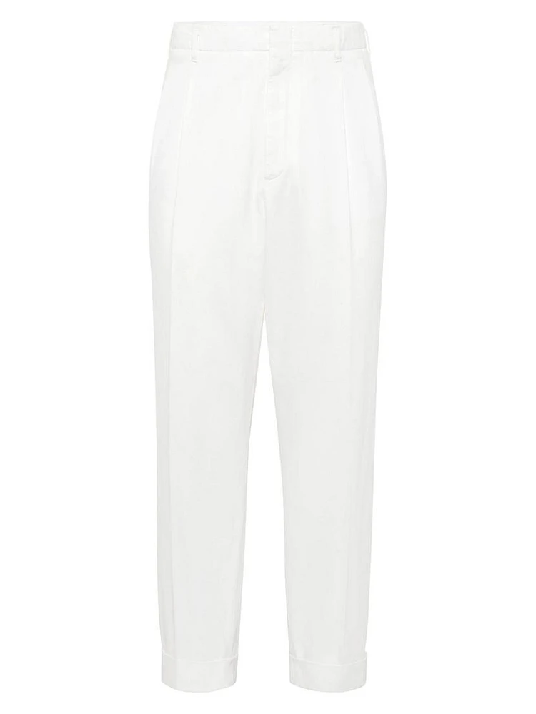 Garment Dyed Tailor Fit Trousers