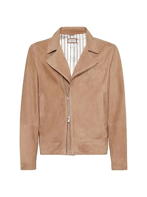 Suede Biker Jacket