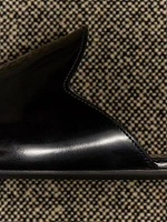 Brushed Leather Slippers