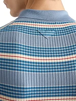 Striped Cotton Polo Shirt