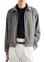 Short-Sleeved Cashmere and Silk Sweater