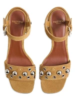 Nellcôte 60MM Crust Leather Sandals