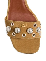 Nellcôte 60MM Crust Leather Sandals