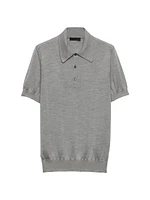 Cashmere and Silk Polo Shirt