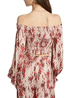 Graciela Smocked Off-The-Shoulder Top
