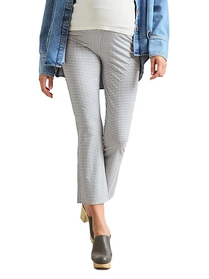 the Ultimate Maternity Over Bump Crop Flare Leggings
