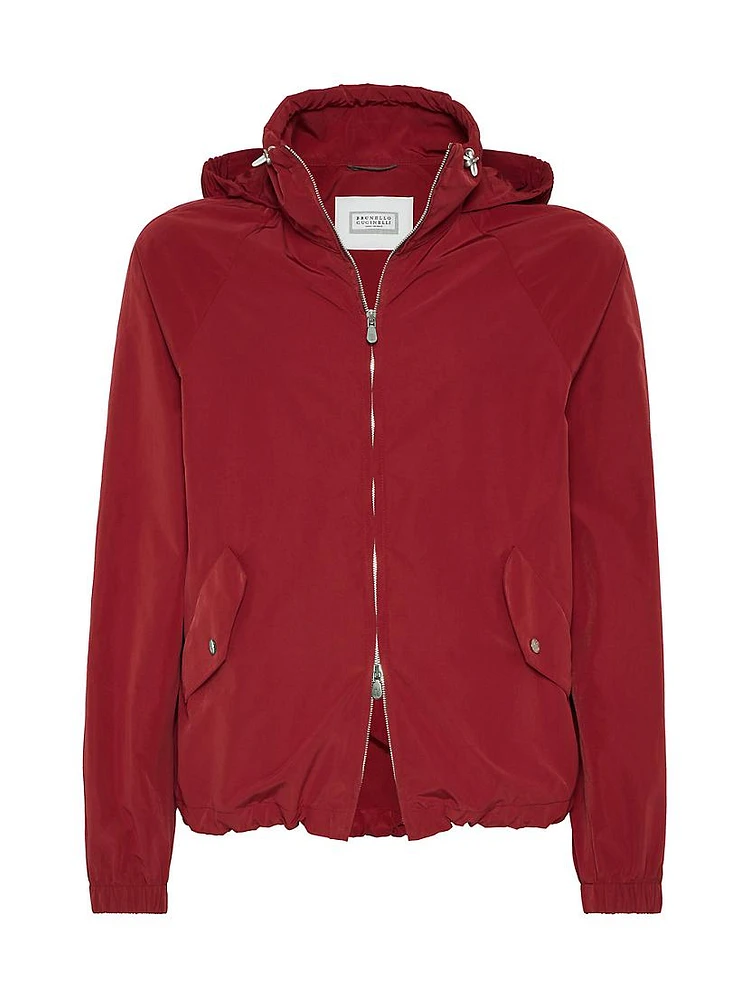 Water Resistant Microfiber Unlined Outerwear Jacket