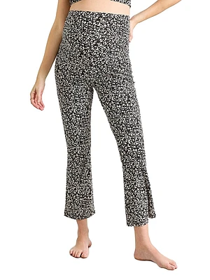 the Ultimate Maternity Over Bump Crop Flare Legging