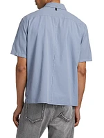Dalton Cotton-Blend Short-Sleeve Shirt