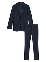 Two-Piece Suit Virgin Wool, Silk and Linen