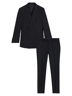 Beckham x Boss Two-Piece Slim-Fit Suit in Wool