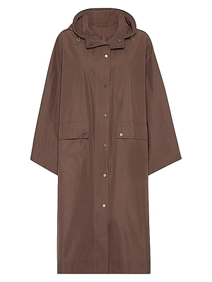 Techno Cotton Water Resistant Taffeta Parka