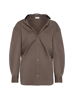 Stretch Cotton Poplin Shirt