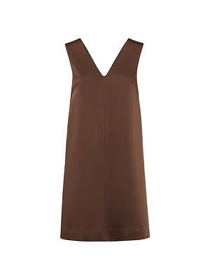 Satin Cady Mini Dress