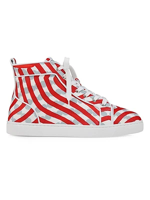 Louis Canvas High Top Sneakers