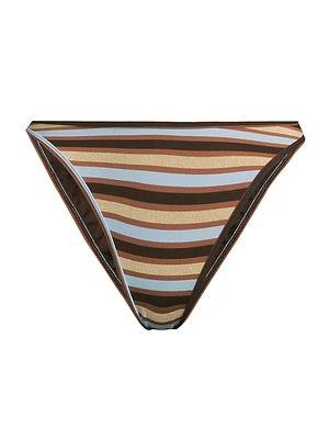 Isla Striped Bikini Bottom