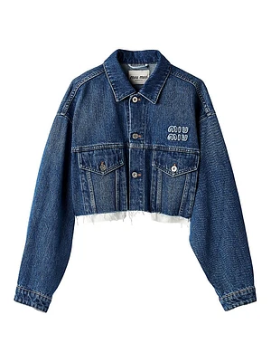 Denim Blouson Jacket