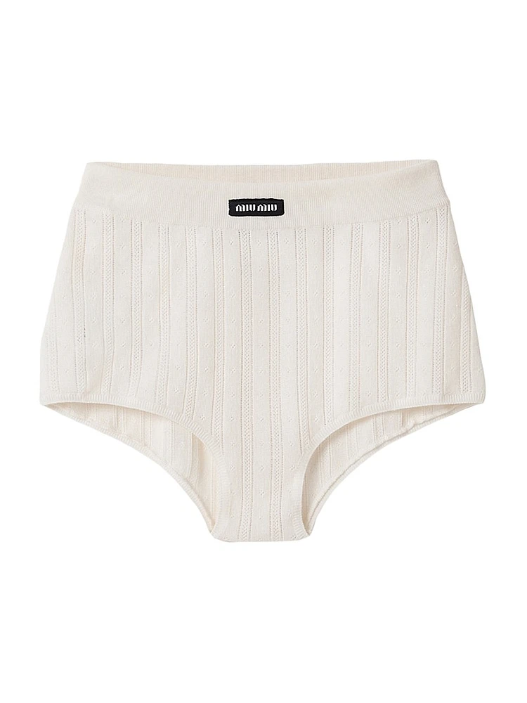 Cashmere and Silk Shorts