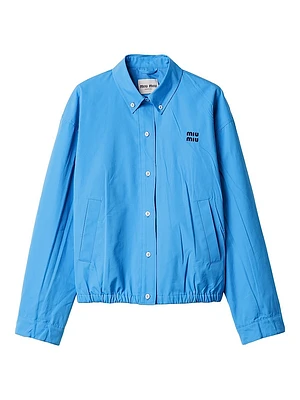 Poplin Blouson Jacket