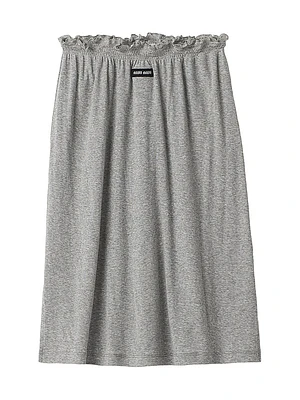 Ribbed Jersey Skirt